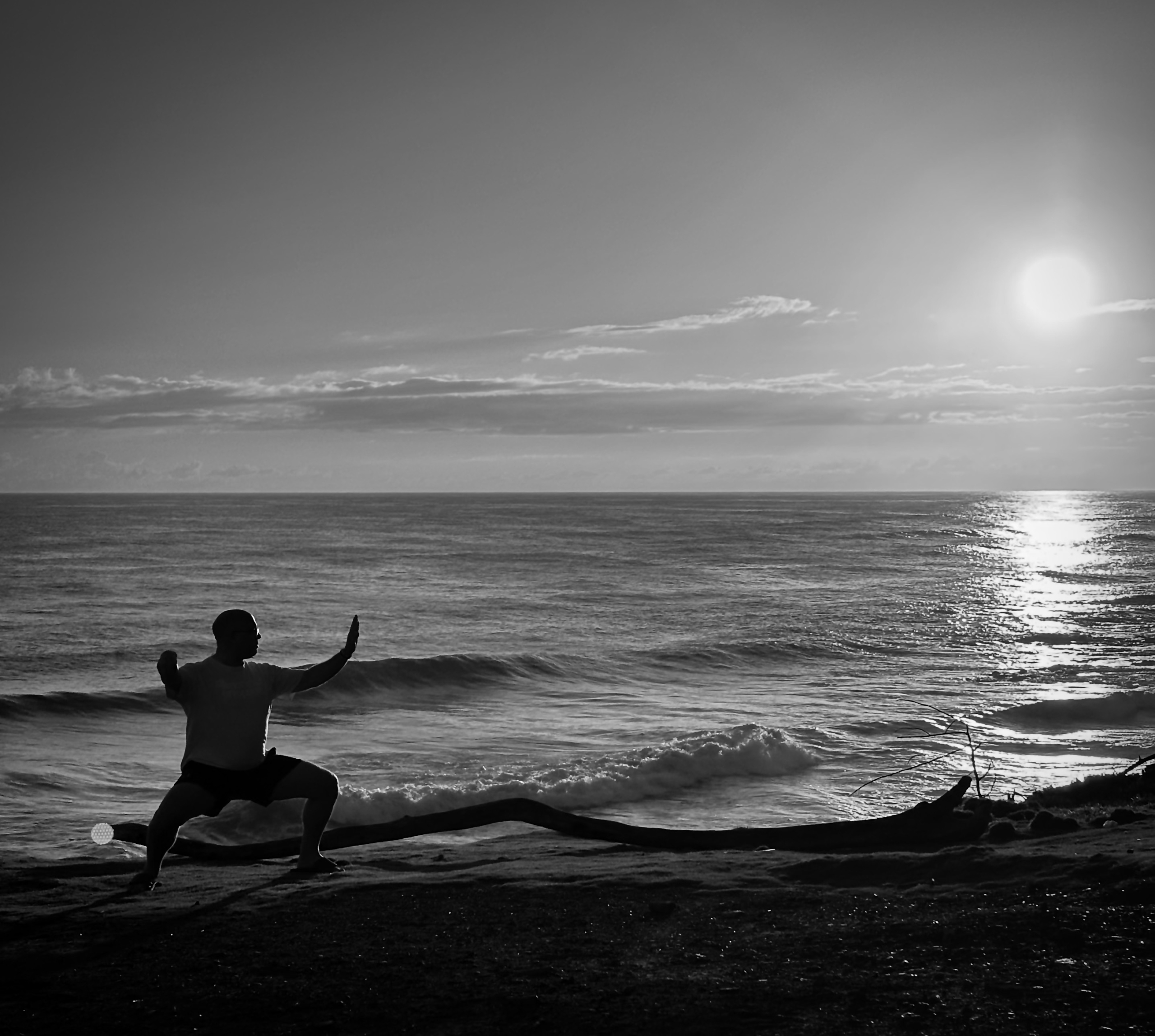 Tai Chi by the beach